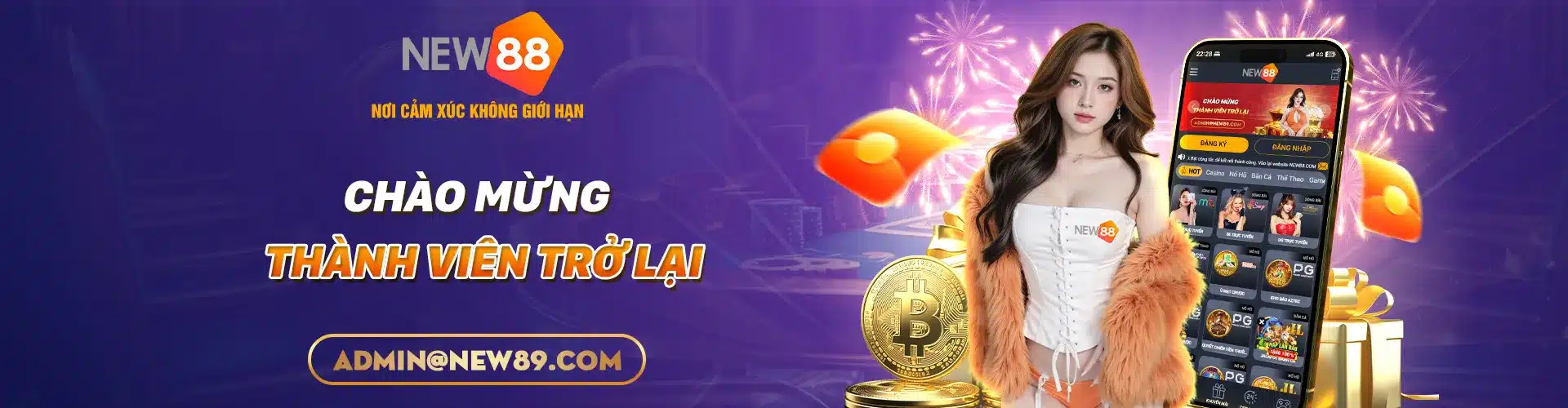 new88 chào mừng hội viên trở lại